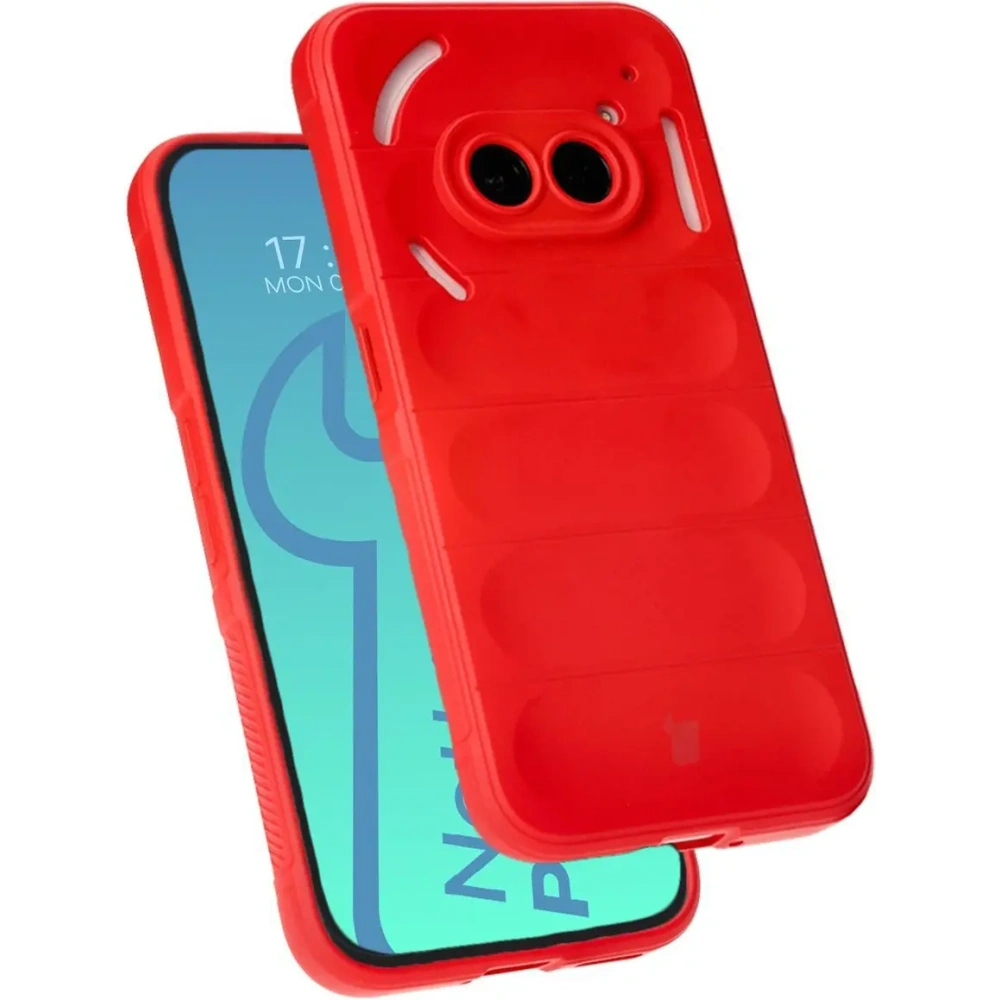 Pancerne etui Bizon Case Tur do Nothing Phone (2a) / (2a) Plus czerwone