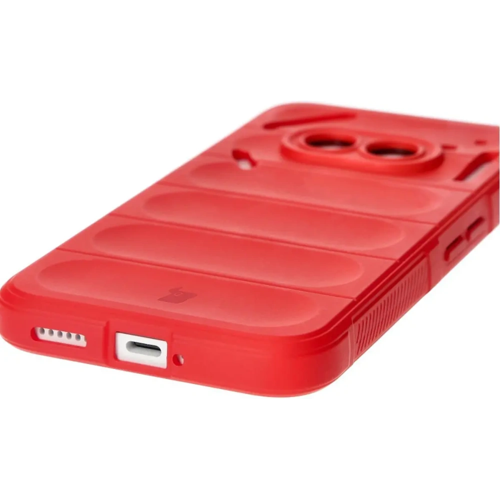 Pancerne etui Bizon Case Tur do Nothing Phone (2a) / (2a) Plus czerwone