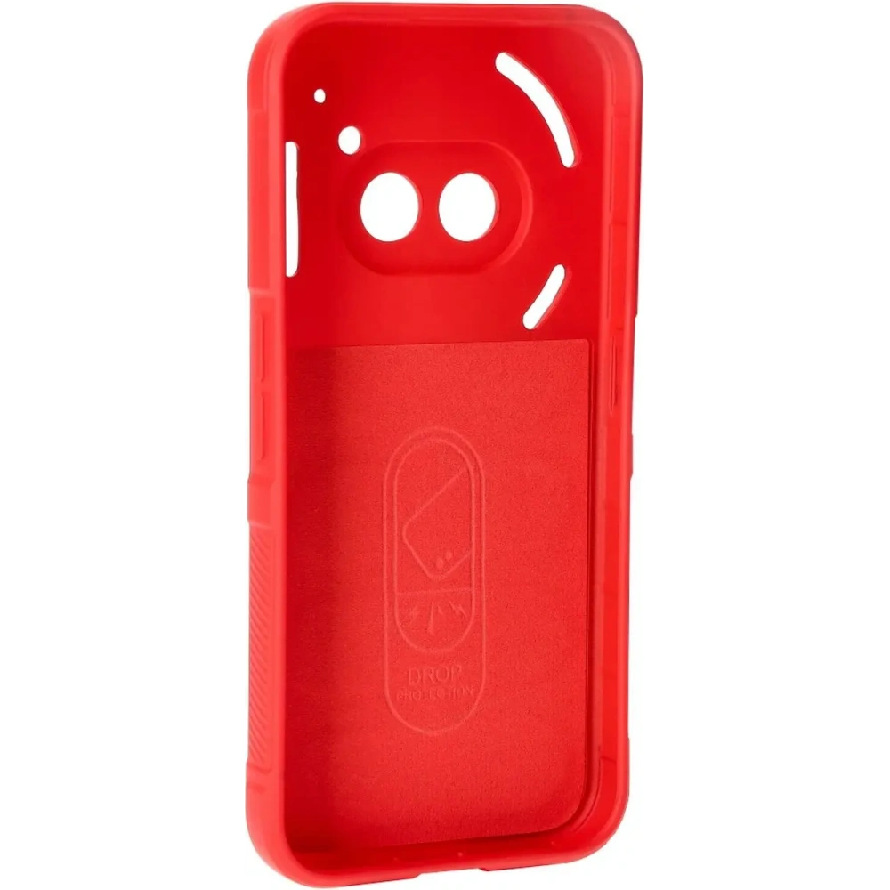 Pancerne etui Bizon Case Tur do Nothing Phone (2a) / (2a) Plus czerwone