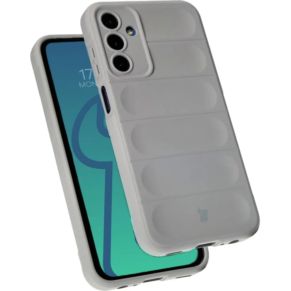 Pancerne etui Bizon Case Tur do Samsung Galaxy M15 5G jasnoszare