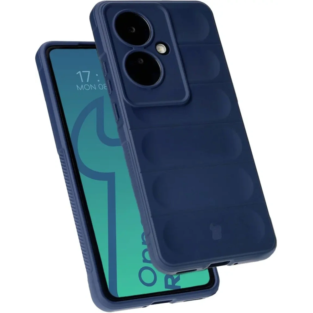 Pancerne etui Bizon Case Tur do Oppo Reno11 F 5G granatowe