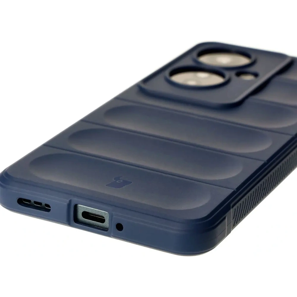 Pancerne etui Bizon Case Tur do Oppo Reno11 F 5G granatowe