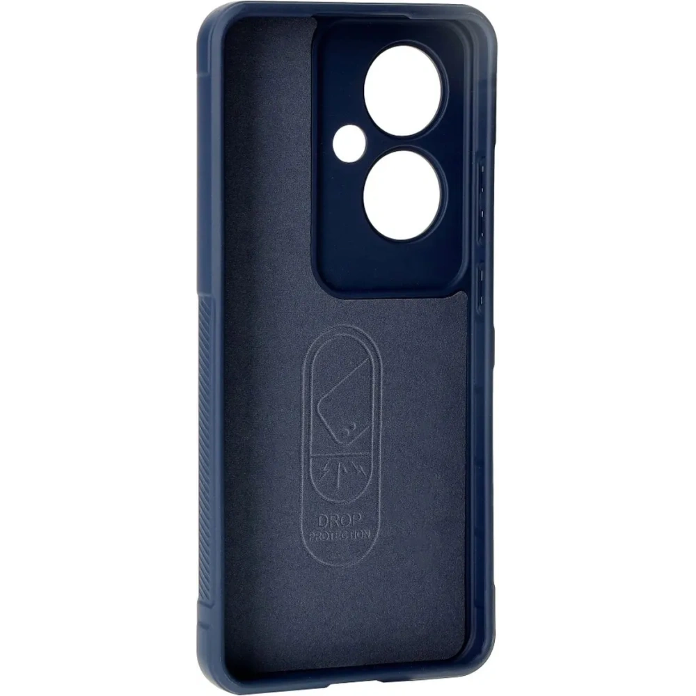 Pancerne etui Bizon Case Tur do Oppo Reno11 F 5G granatowe