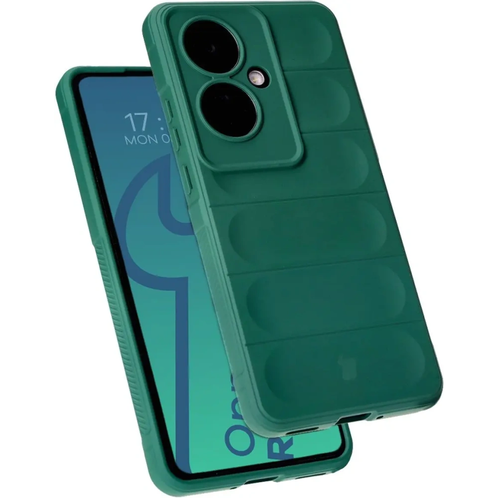Pancerne etui Bizon Case Tur do Oppo Reno11 F 5G ciemnozielone