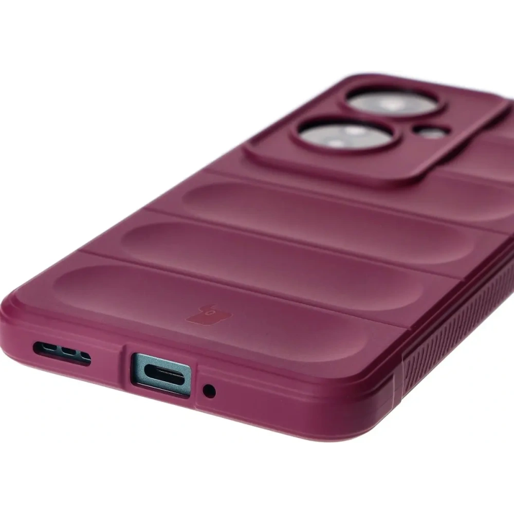 Pancerne etui Bizon Case Tur do Oppo Reno11 F 5G ciemnofioletowe