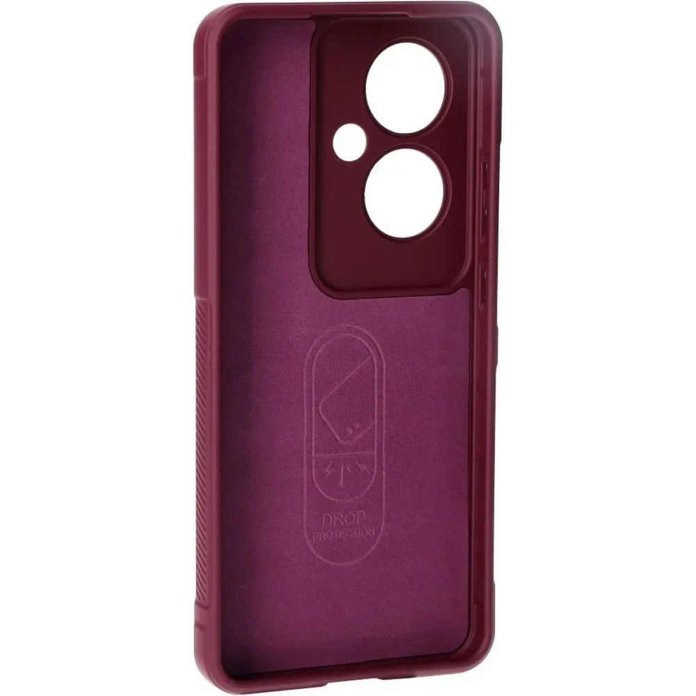 Pancerne etui Bizon Case Tur do Oppo Reno11 F 5G ciemnofioletowe