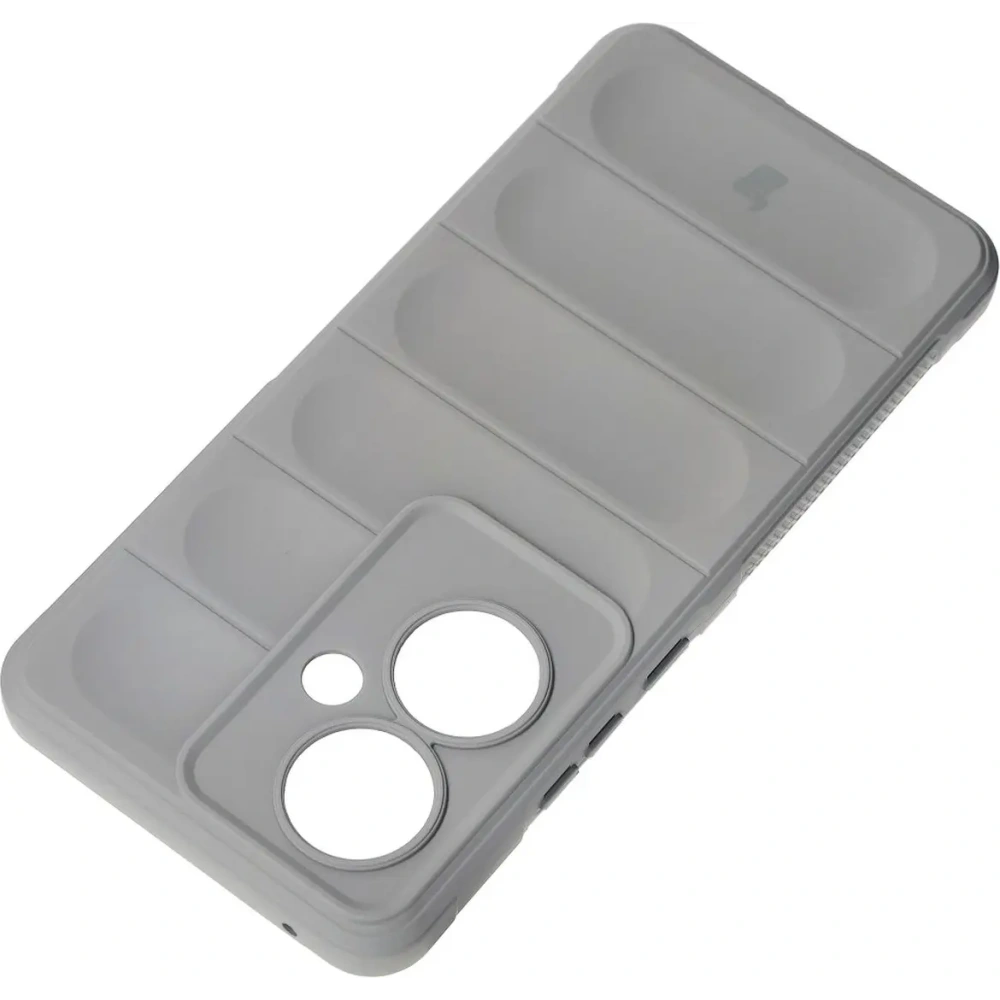 Pancerne etui Bizon Case Tur do Oppo Reno11 F 5G jasnoszare