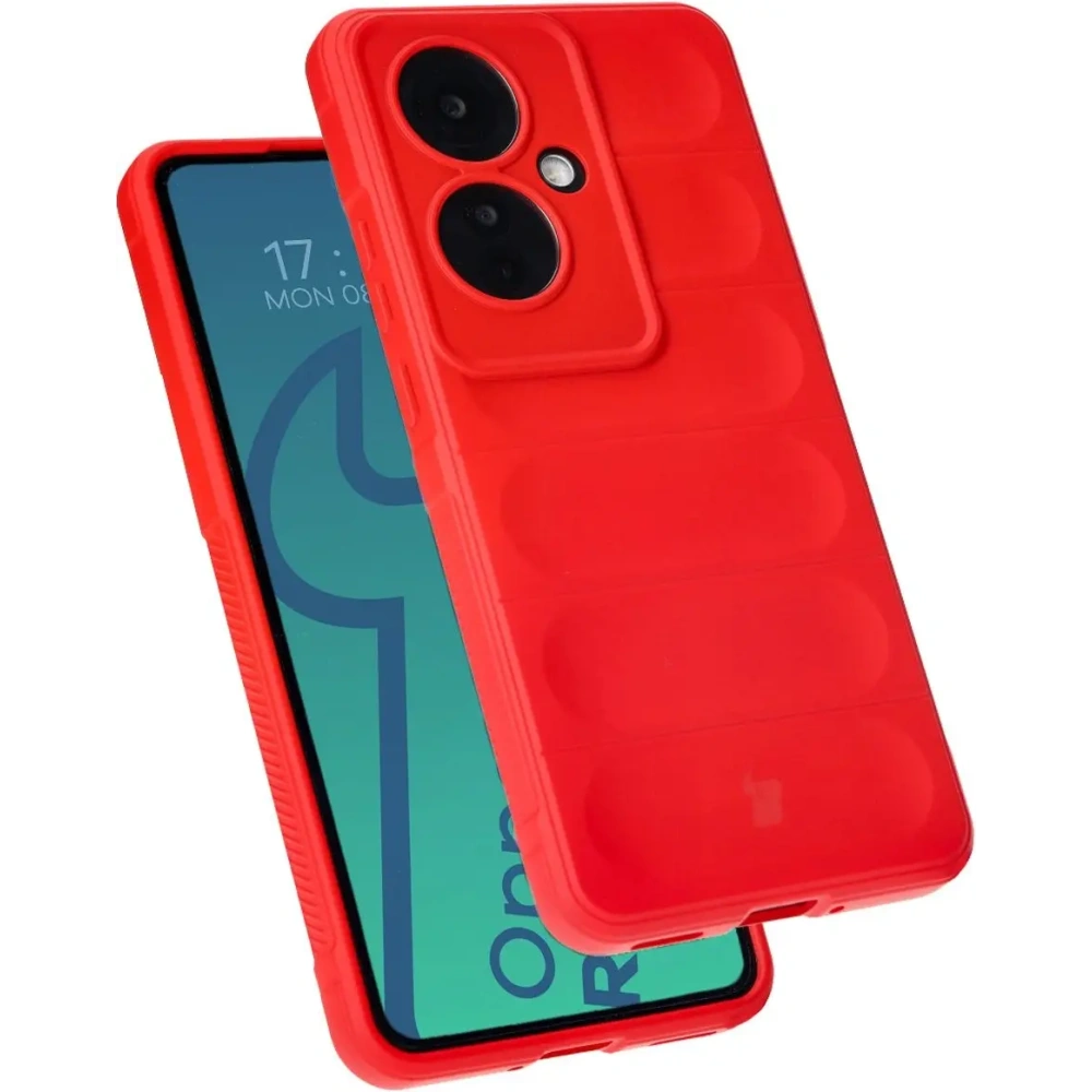 Pancerne etui Bizon Case Tur do Oppo Reno11 F 5G czerwone