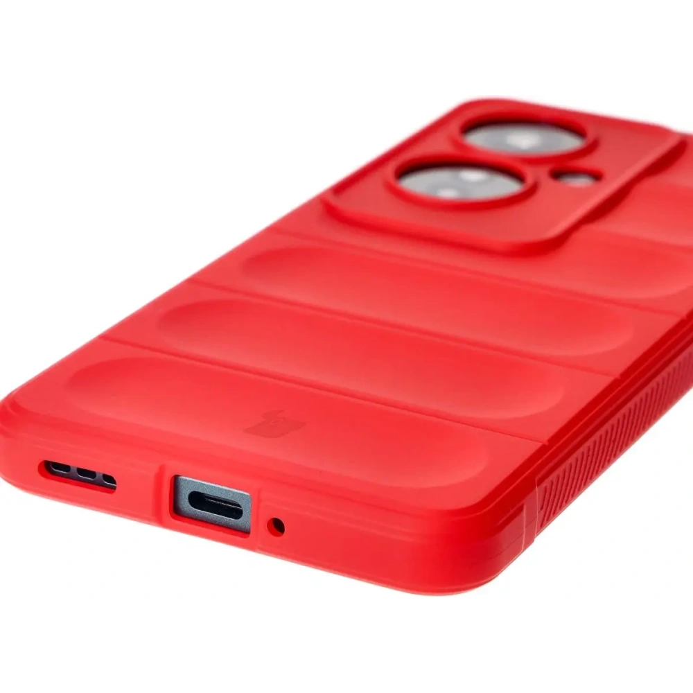 Pancerne etui Bizon Case Tur do Oppo Reno11 F 5G czerwone