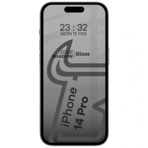 Kup Bizon Glass Edge Shadow Apple iPhone 14 Pro getönt mit einem schwarzen Rahmen - BIZ5442 - {ean13} - Sklep Home Screen