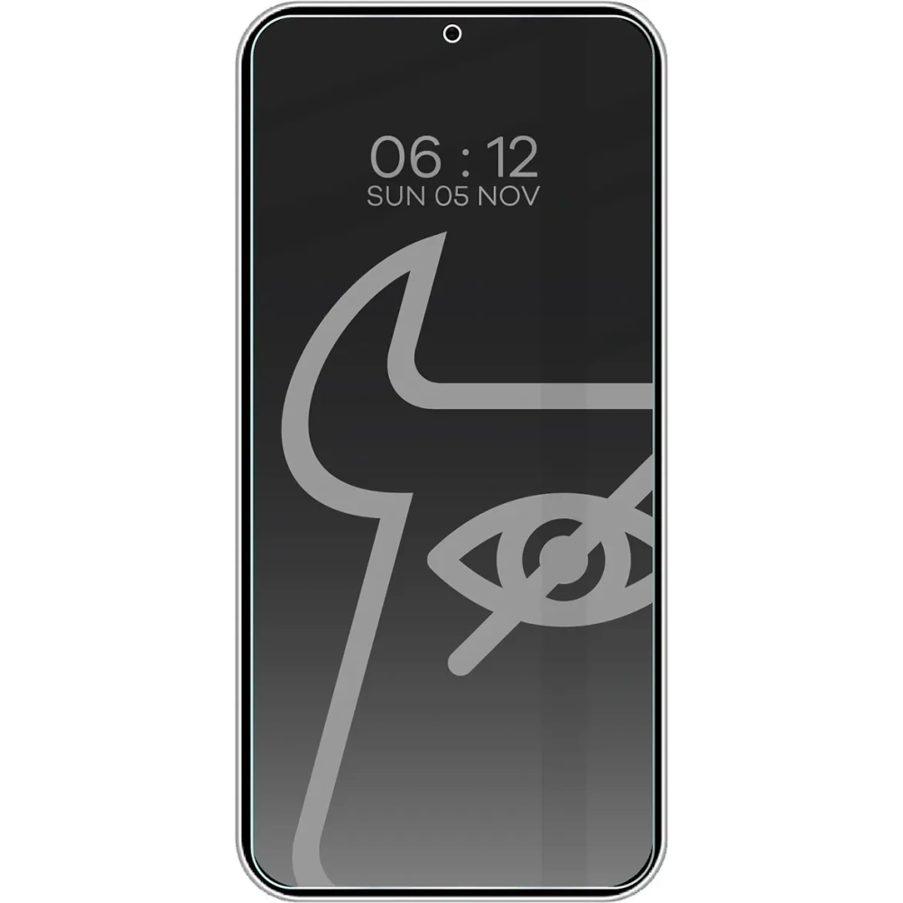 Prywatyzujące szkło hartowane Bizon Glass Clear Shadow do Samsung Galaxy S25 / S24 przyciemniane