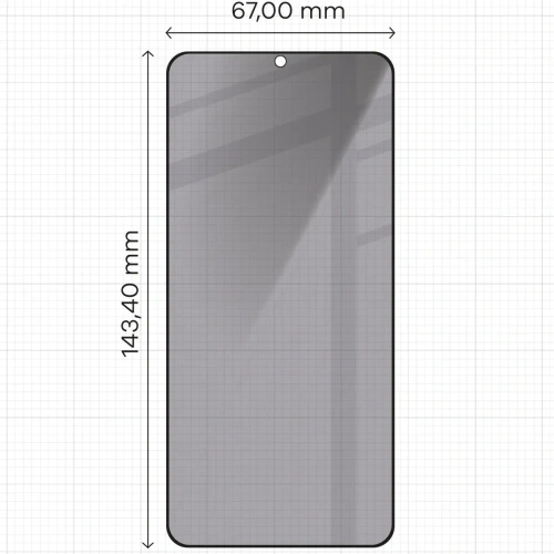 Kup Prywatyzující tvrzené sklo Bizon Glass Edge Shadow pro Samsung Galaxy S25/S24 z černým rámečkem. - BIZ5445 - {ean13} - Sklep Home Screen