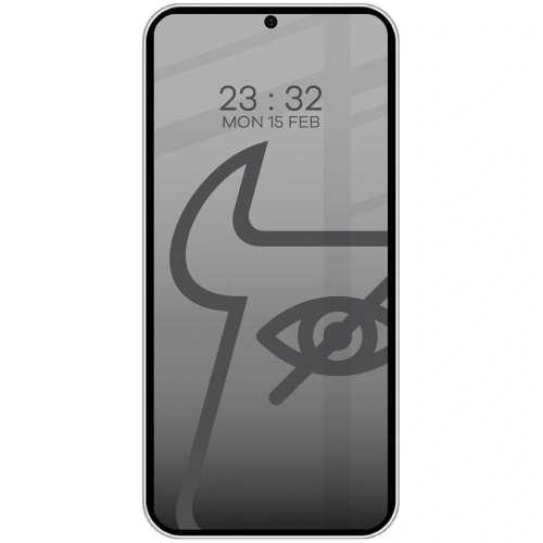 Kup Prywatyzující tvrzené sklo Bizon Glass Edge Shadow pro Samsung Galaxy S25/S24 z černým rámečkem. - BIZ5445 - {ean13} - Sklep Home Screen