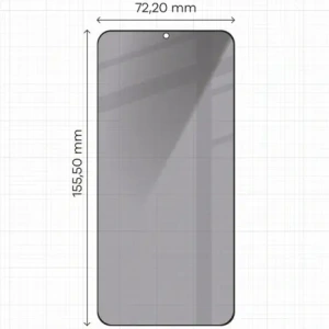 Kup Prywatyzujące szkło hartowane Bizon Glass Edge Shadow do Samsung Galaxy S25 Plus / S24 Plus przyciemniane z czarną ramką - BIZ5447 - {ean13} - Sklep Home Screen