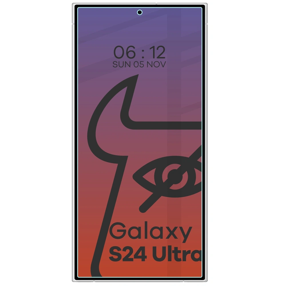 Prywatyzujące szkło hartowane Bizon Glass Clear Shadow do Samsung Galaxy S24 Ultra przyciemniane