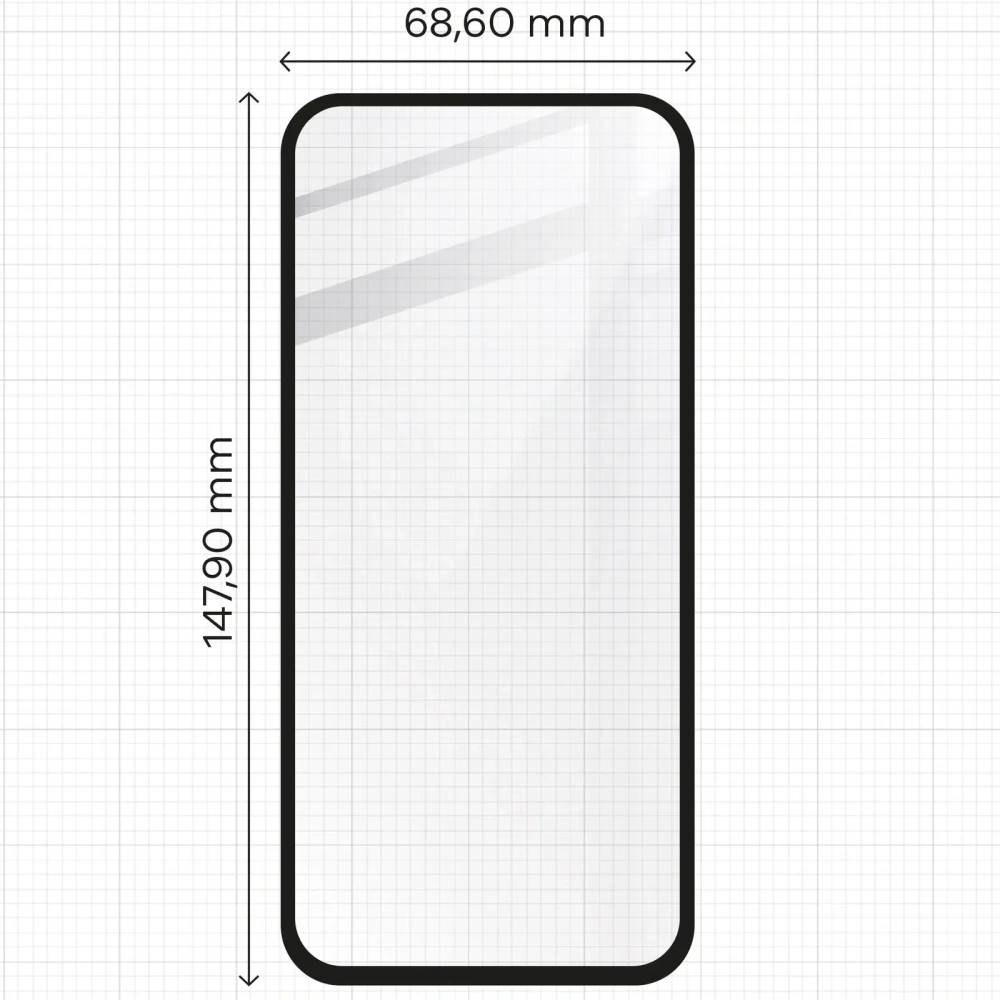 Szkło hartowane Bizon Glass Edge 2 do Pixel 8a czarne