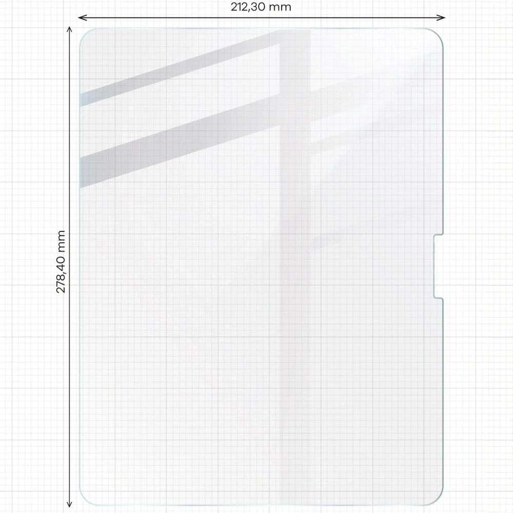 Szkło hartowane Bizon Glass Tab Clear do iPad Pro 13" 7 gen. 2024 [2 PACK]