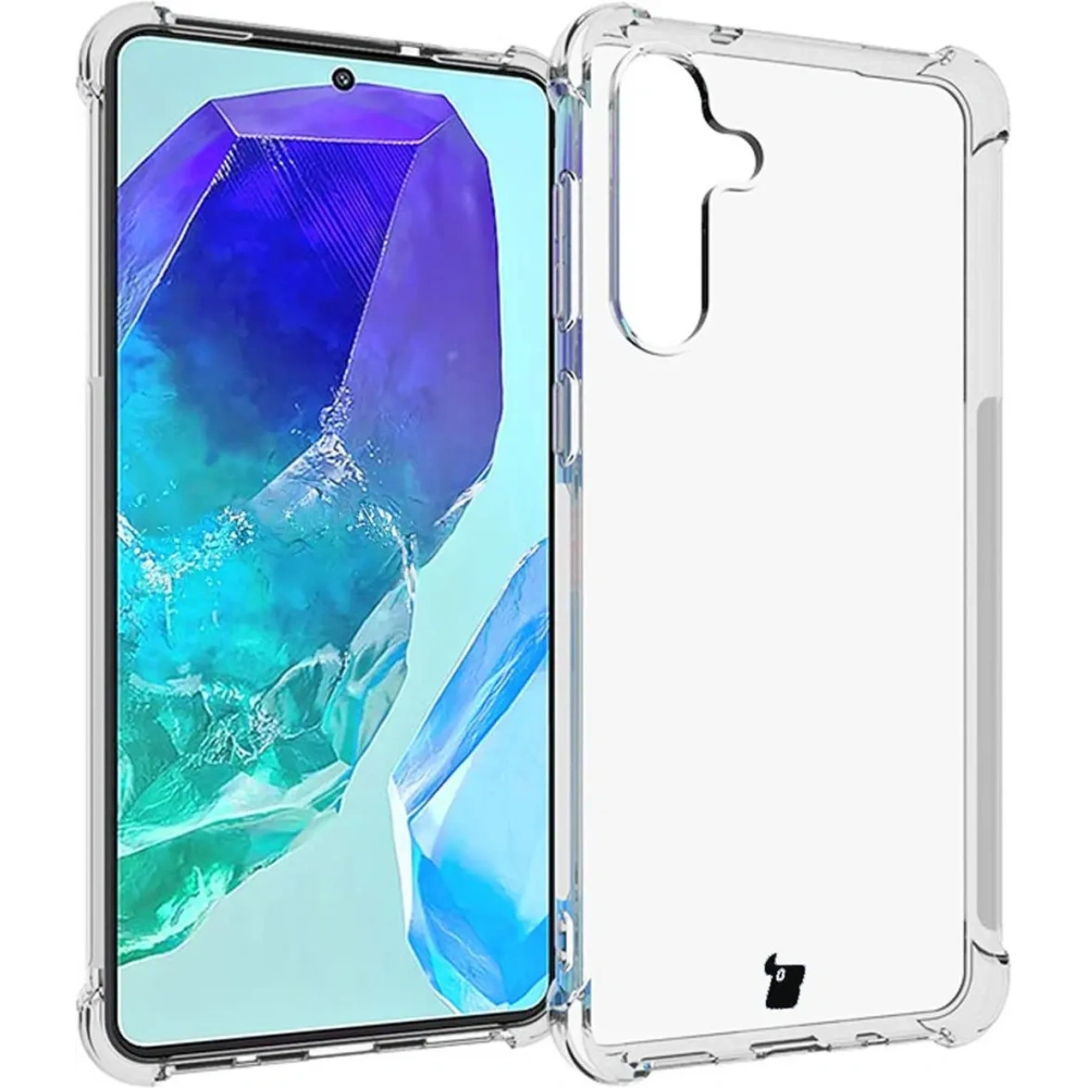 Elastyczne etui Bizon Case Salpa do Samsung Galaxy M55 5G przezroczyste