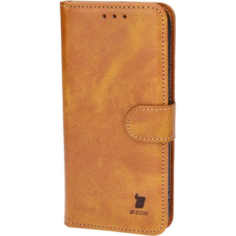 Etui z klapką Bizon Case Pocket do Google Pixel 9 / 9 Pro brązowe