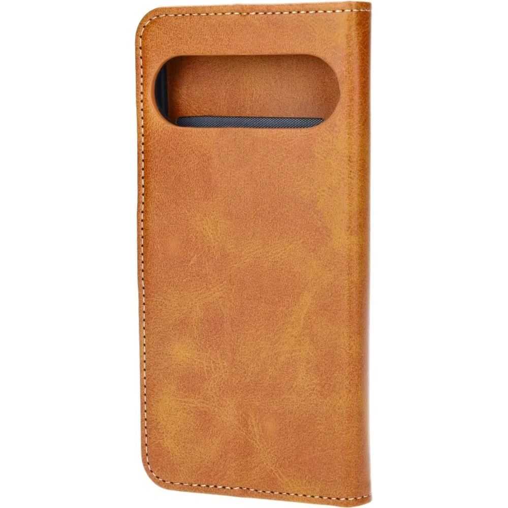 Etui z klapką Bizon Case Pocket do Google Pixel 9 / 9 Pro brązowe