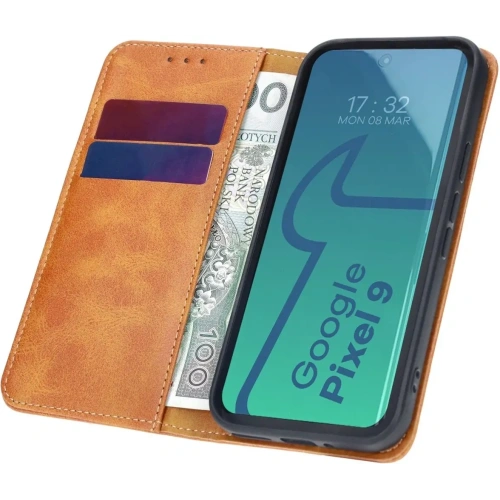 Kup Etui z klapką Bizon Case Pocket Pro do Google Pixel 9 / 9 Pro brązowe - BIZ5460 - {ean13} - Sklep Home Screen