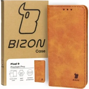 Kup Etui z klapką Bizon Case Pocket Pro do Google Pixel 9 / 9 Pro brązowe - BIZ5460 - {ean13} - Sklep Home Screen