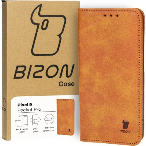 Kup Etui z klapką Bizon Case Pocket Pro do Google Pixel 9 / 9 Pro brązowe - BIZ5460 - {ean13} - Sklep Home Screen