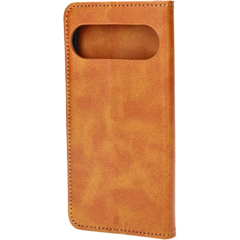 Etui z klapką Bizon Case Pocket Pro do Google Pixel 9 / 9 Pro brązowe