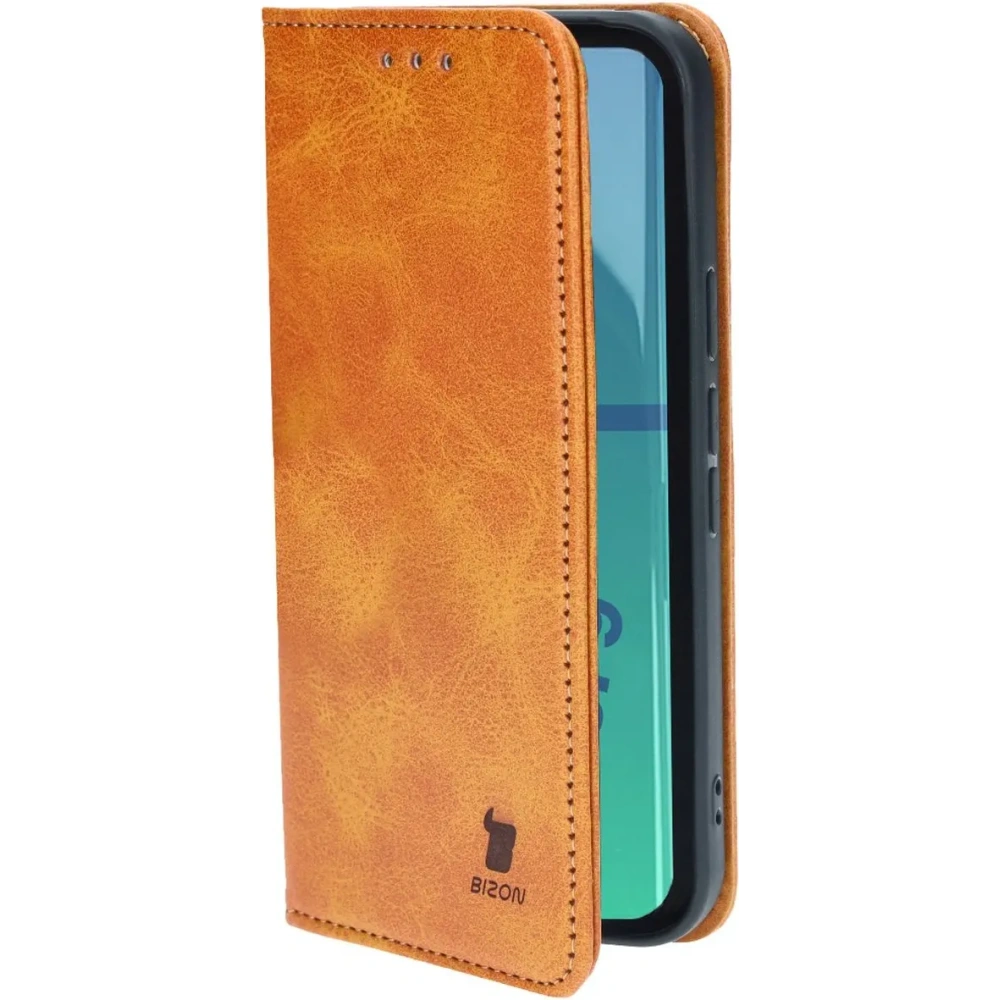 Etui z klapką Bizon Case Pocket Pro do Google Pixel 9 / 9 Pro brązowe