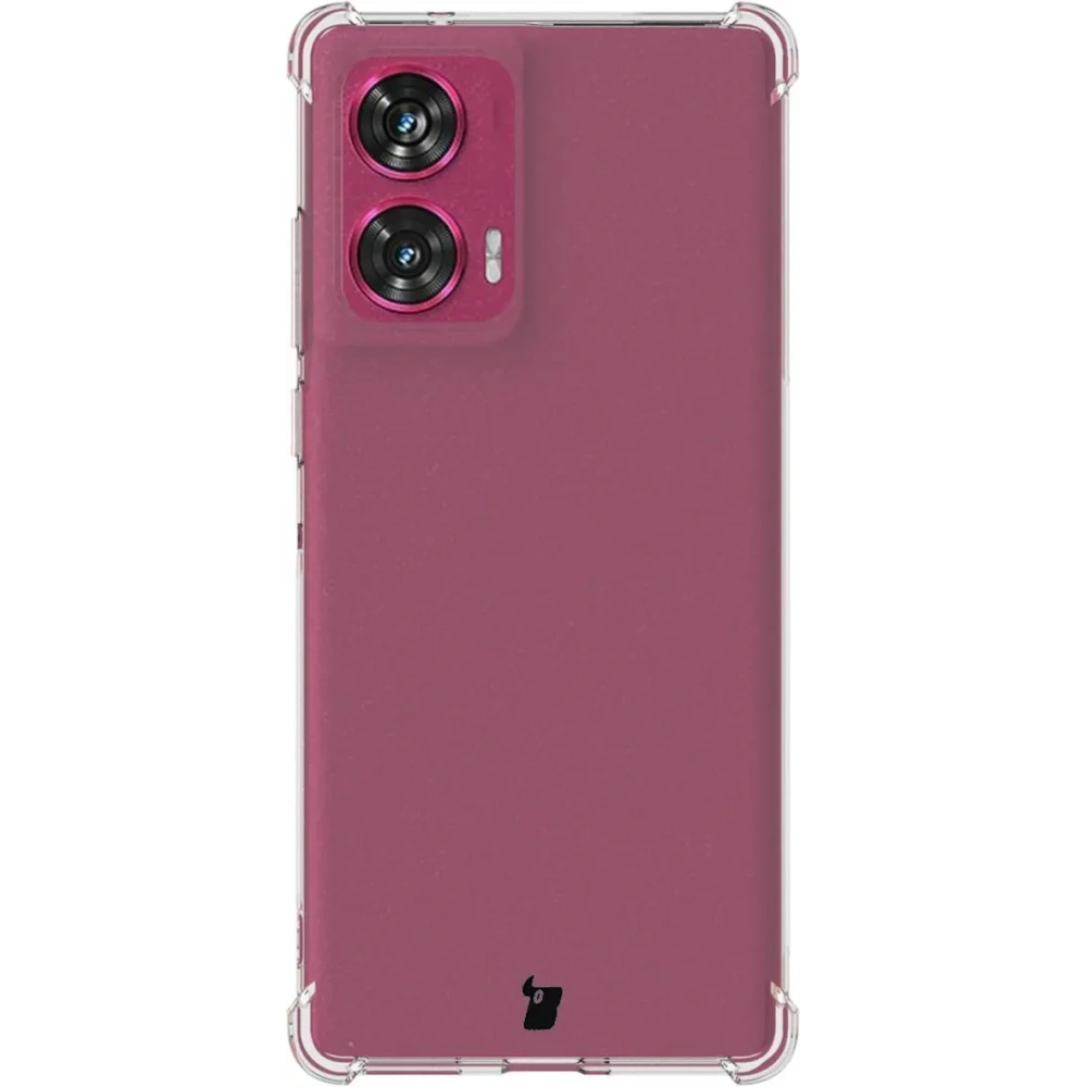 Elastyczne etui Bizon Case Salpa do Motorola Edge 50 Fusion przezroczyste