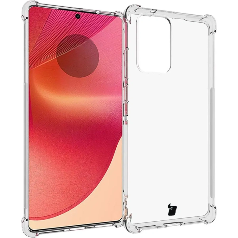 Elastyczne etui Bizon Case Salpa do Motorola Edge 50 Fusion przezroczyste