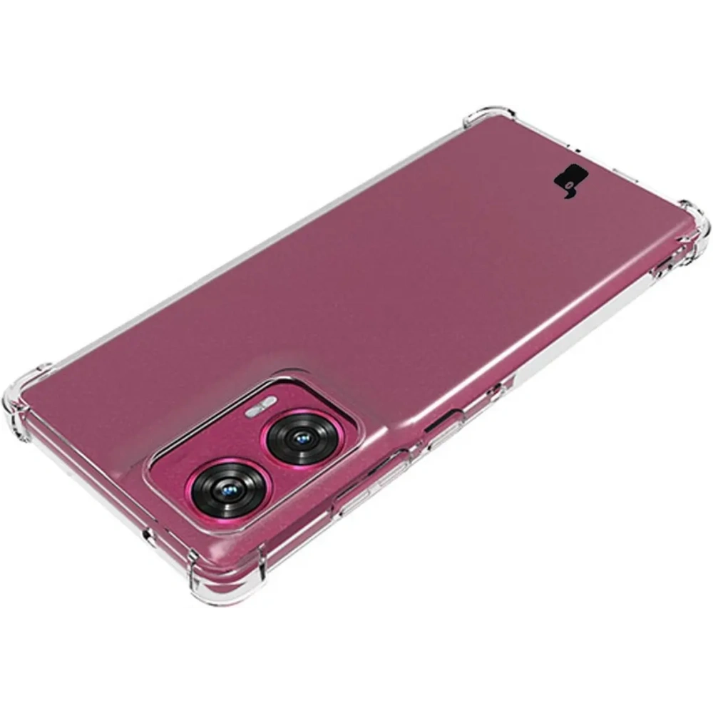 Elastyczne etui Bizon Case Salpa do Motorola Edge 50 Fusion przezroczyste