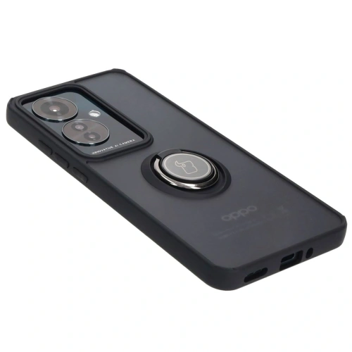 Buy Bizon Case Hybrid Ring Oppo Reno11 F 5G smoky with a black frame - BIZ4897 - {ean13} - Home Screen Store Europe