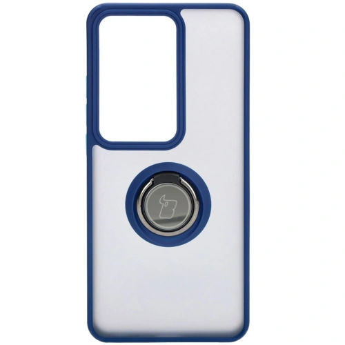 Kup Bizon Case Hybrid Ring Oppo Reno11 F 5G fumuriu cu un cadru bleu marin - BIZ4898 - {ean13} - Sklep Home Screen