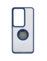 Kup Bizon Case Hybrid Ring Oppo Reno11 F 5G fumuriu cu un cadru bleu marin - BIZ4898 - {ean13} - Sklep Home Screen
