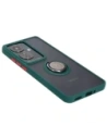 Kup Pouzdro s prstovým držákem Bizon Case Hybrid Ring pro Oppo Reno11 F 5G kouřové s tmavě zeleným rámem - BIZ4899 - {ean13} - Sklep Home Screen