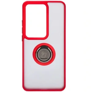 Buy Bizon Case Hybrid Ring Oppo Reno11 F 5G smoky with a red frame - BIZ5471 - {ean13} - Home Screen Store Europe