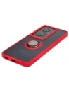 Buy Bizon Case Hybrid Ring Oppo Reno11 F 5G smoky with a red frame - BIZ5471 - {ean13} - Home Screen Store Europe