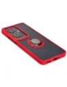 Buy Bizon Case Hybrid Ring Oppo Reno11 F 5G smoky with a red frame - BIZ5471 - {ean13} - Home Screen Store Europe