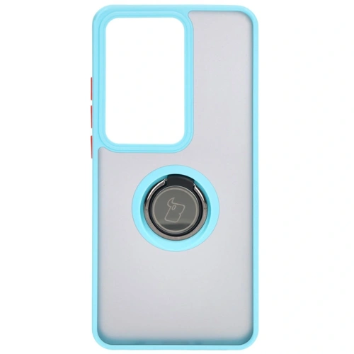 Kup Etui z uchwytem na palec Bizon Case Hybrid Ring do Oppo Reno11 F 5G przydymione z jasnoniebieską ramką - BIZ5472 - {ean13} - Sklep Home Screen