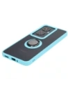 Kup Etui z uchwytem na palec Bizon Case Hybrid Ring do Oppo Reno11 F 5G przydymione z jasnoniebieską ramką - BIZ5472 - {ean13} - Sklep Home Screen