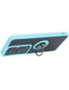 Kup Bizon Case Hybrid Ring Oppo Reno11 F 5G fumuriu cu un cadru de culoare albastră deschisă - BIZ5472 - {ean13} - Sklep Home Screen