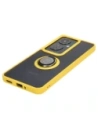 Buy Bizon Case Hybrid Ring Oppo Reno11 F 5G smoky with a yellow frame - BIZ5473 - {ean13} - Home Screen Store Europe