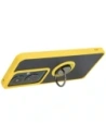 Buy Bizon Case Hybrid Ring Oppo Reno11 F 5G smoky with a yellow frame - BIZ5473 - {ean13} - Home Screen Store Europe