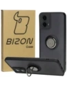 Buy Bizon Case Hybrid Ring Motorola Moto G34 5G smoky with a black frame - BIZ4903 - {ean13} - Home Screen Store Europe