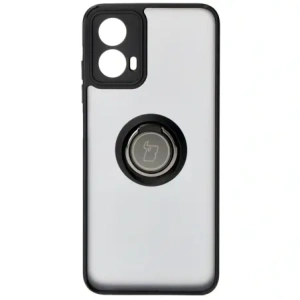 Kup Etui z uchwytem na palec Bizon Case Hybrid Ring do Motorola Moto G34 5G kouřové s černým rámečkem - BIZ4903 - {ean13} - Sklep Home Screen