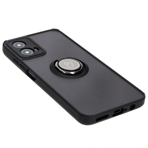 Buy Bizon Case Hybrid Ring Motorola Moto G34 5G smoky with a black frame - BIZ4903 - {ean13} - Home Screen Store Europe