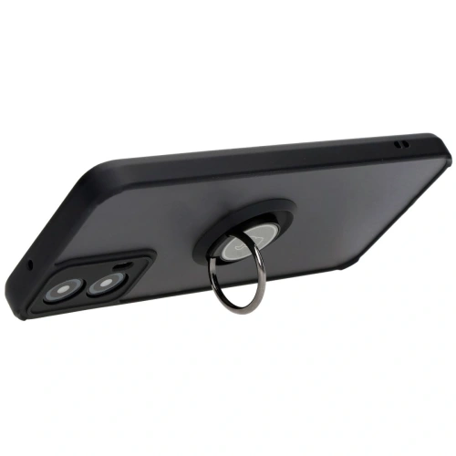 Kup Bizon Case Hybrid Ring Motorola Moto G34 5G füstös fekete kerettel - BIZ4903 - {ean13} - Sklep Home Screen