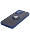 Kup Etui s úchytem na palec Bizon Case Hybrid Ring pro Motorola Moto G34 5G kouřové s modrým rámem - BIZ4904 - {ean13} - Sklep Home Screen