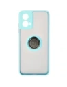 Kup Etui z uchwytem na palec Bizon Case Hybrid Ring do Motorola Moto G34 5G kouřové s jasně modrým rámem - BIZ4907 - {ean13} - Sklep Home Screen